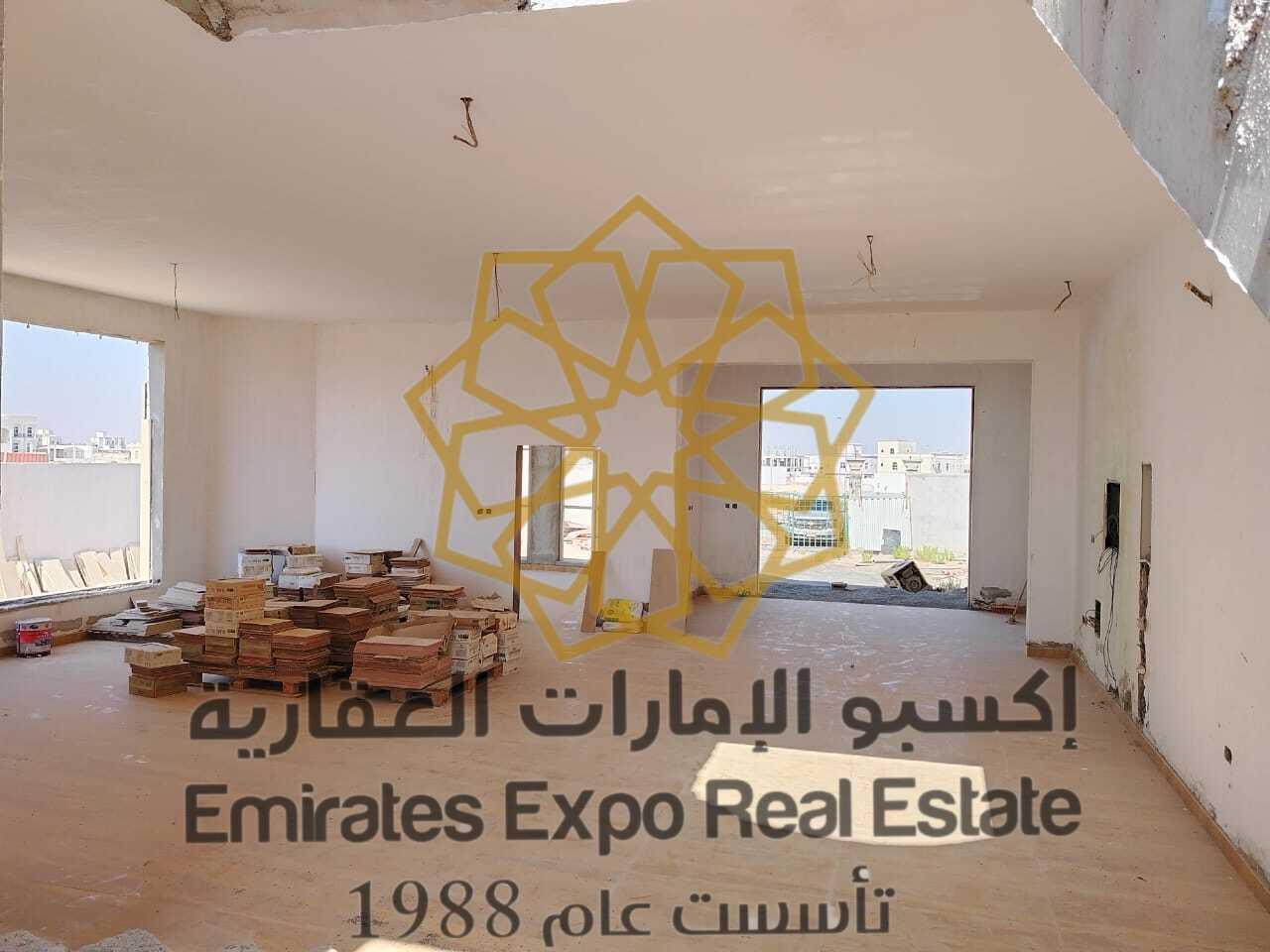 للبيع فيلا جديدة متداولة حجر طبيعي مودرن قيد الانشاء في الرياض